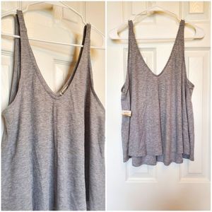 NWT Free People Heather Gray Small Tank Top